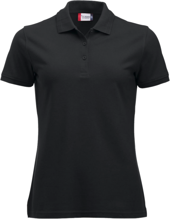 Clique - Manhatten Polo Tee Women - Preto