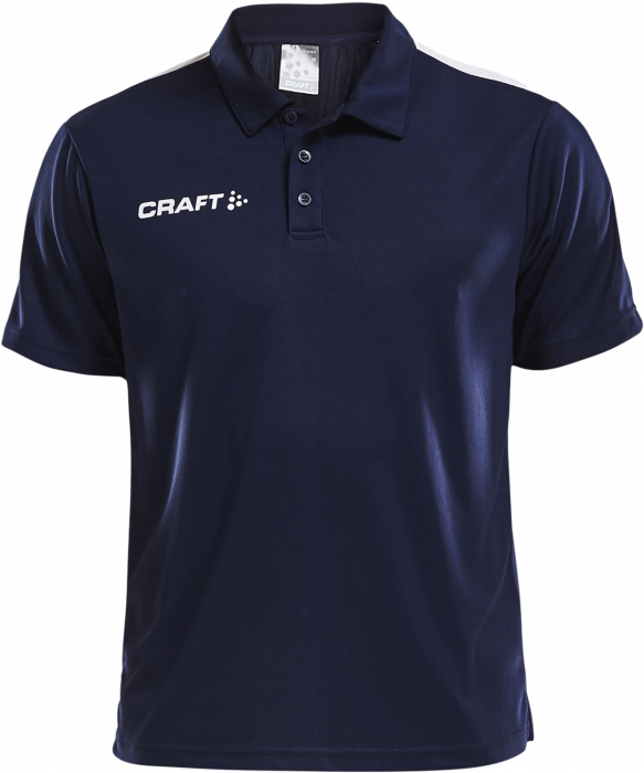 Craft - Progress Polo Pique Youth - Blu navy & bianco