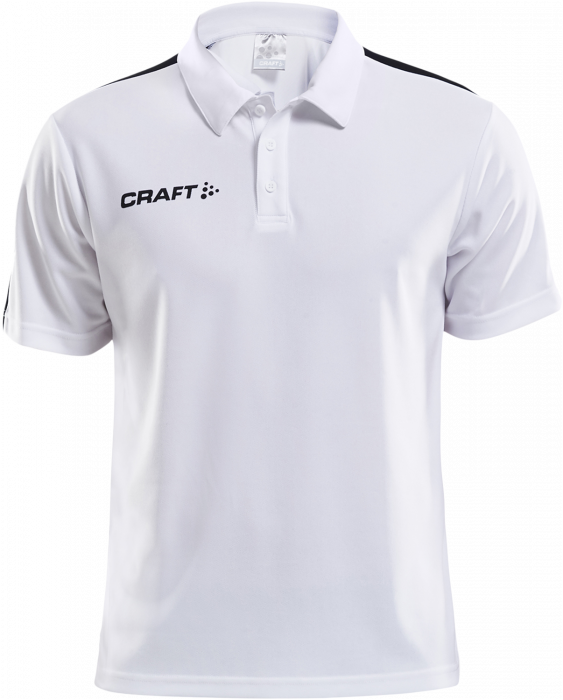 Craft - Progress Polo Pique Youth - White & black