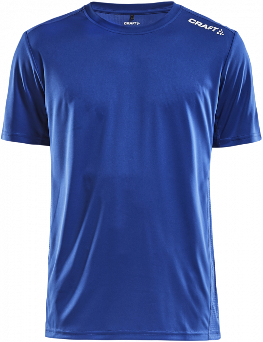 Craft - Rush Ss Tee Men - Royal Blue & bianco