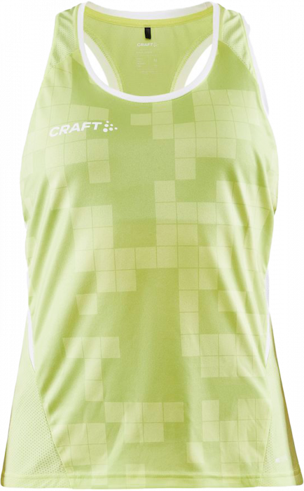 Craft - Pro Control Impact Sleeveless Top Women - Giallo & branco
