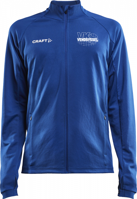 Craft - Evolve Shirt W. Zip Junior - Blu