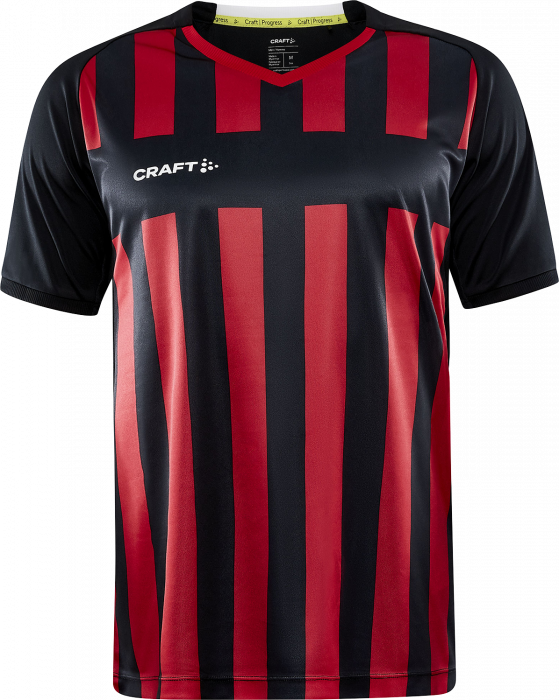 Craft - Progress 2.0 Stripe Jersey Men - Nero & rosso